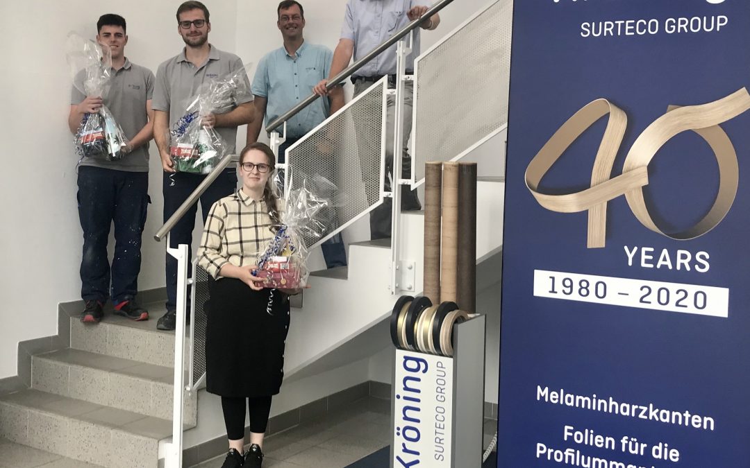 Kröning GmbH gratuliert zu bestandenen Prüfungen